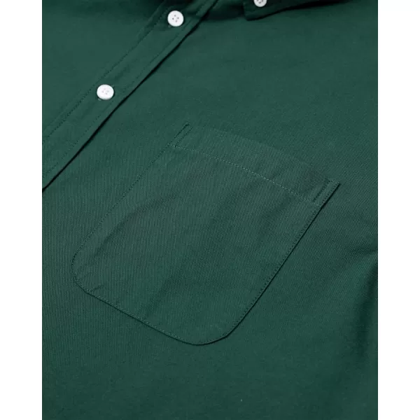 Alimens &amp; Gentle Mens Solid Oxford Shirt Long Sleeve Button Down Shirts with Pocket