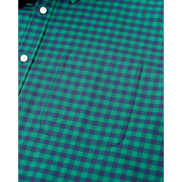 Alimens &amp; Gentle Mens Solid Oxford Shirt Long Sleeve Button Down Shirts with Pocket