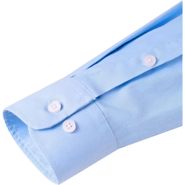 Alimens &amp; Gentle Mens Solid Oxford Shirt Long Sleeve Button Down Shirts with Pocket