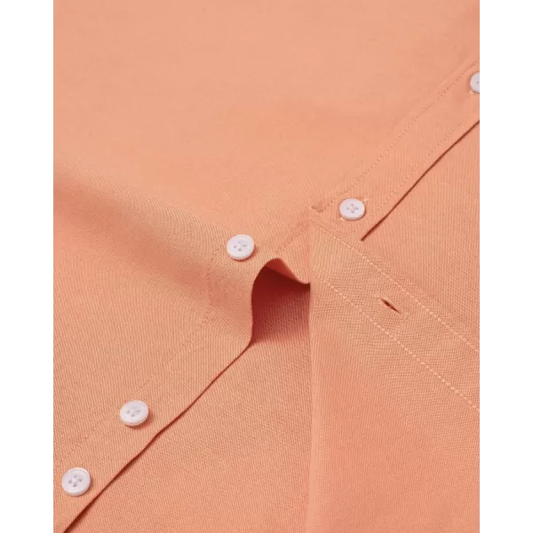 Alimens &amp; Gentle Mens Solid Oxford Shirt Long Sleeve Button Down Shirts with Pocket