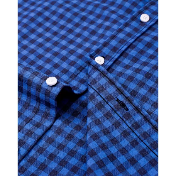 Alimens &amp; Gentle Mens Solid Oxford Shirt Long Sleeve Button Down Shirts with Pocket