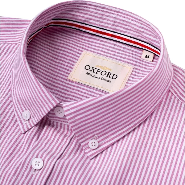 Alimens &amp; Gentle Mens Solid Oxford Shirt Long Sleeve Button Down Shirts with Pocket