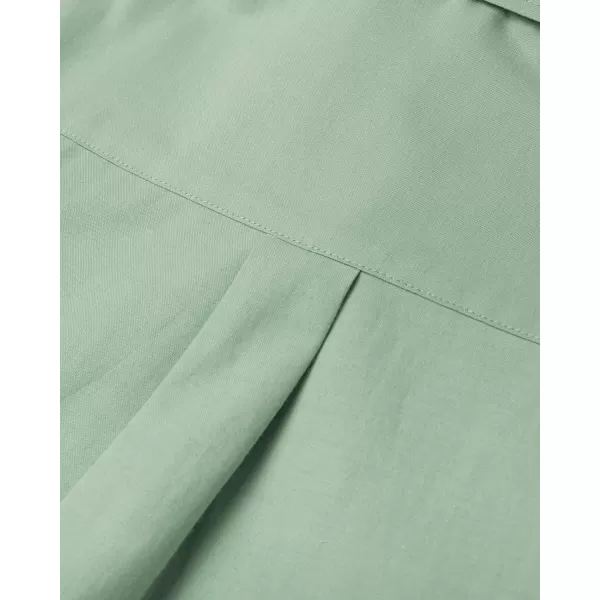 Alimens &amp; Gentle Mens Solid Oxford Shirt Long Sleeve Button Down Shirts with Pocket