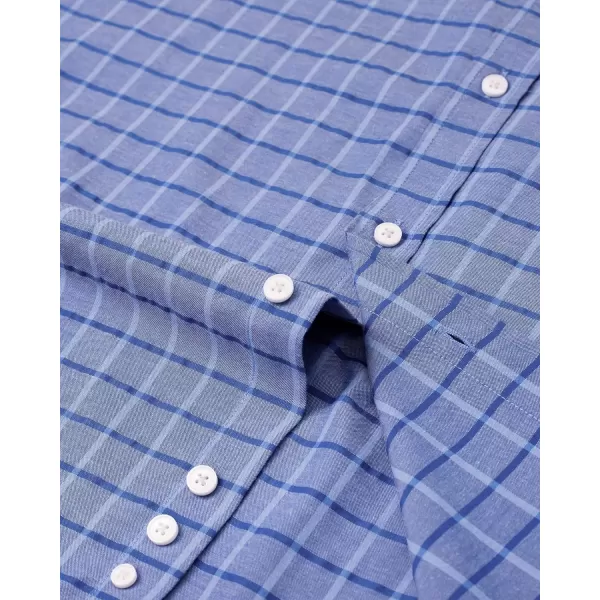 Alimens &amp; Gentle Mens Solid Oxford Shirt Long Sleeve Button Down Shirts with Pocket