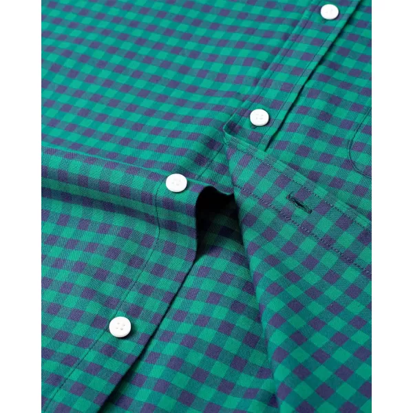 Alimens &amp; Gentle Mens Solid Oxford Shirt Long Sleeve Button Down Shirts with Pocket