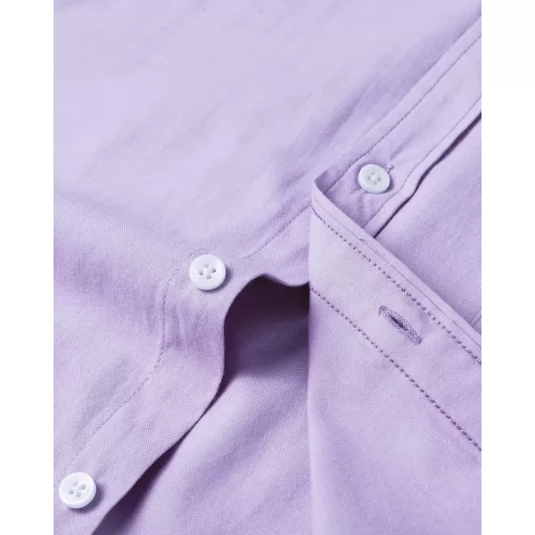 Alimens &amp; Gentle Mens Solid Oxford Shirt Long Sleeve Button Down Shirts with Pocket