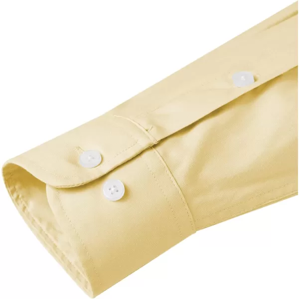 Alimens &amp; Gentle Mens Solid Oxford Shirt Long Sleeve Button Down Shirts with Pocket