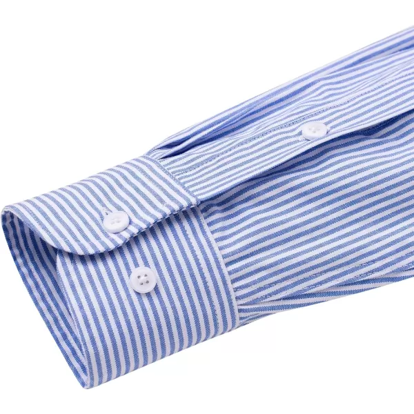 Alimens &amp; Gentle Mens Solid Oxford Shirt Long Sleeve Button Down Shirts with Pocket