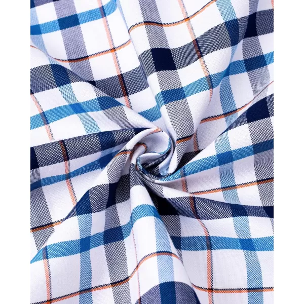 Alimens &amp; Gentle Mens Solid Oxford Shirt Long Sleeve Button Down Shirts with Pocket