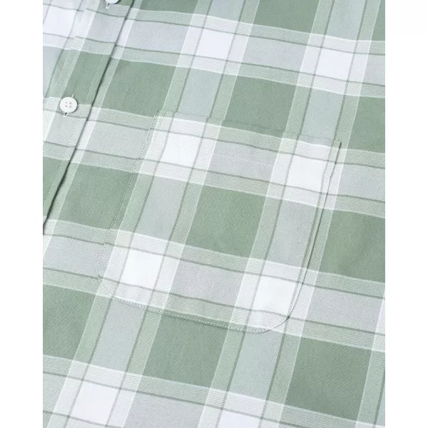 Alimens &amp; Gentle Mens Solid Oxford Shirt Long Sleeve Button Down Shirts with Pocket