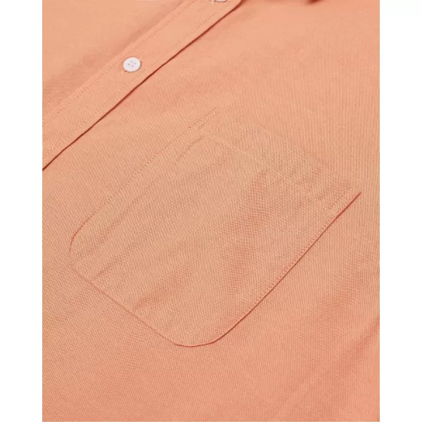 Alimens &amp; Gentle Mens Solid Oxford Shirt Long Sleeve Button Down Shirts with Pocket