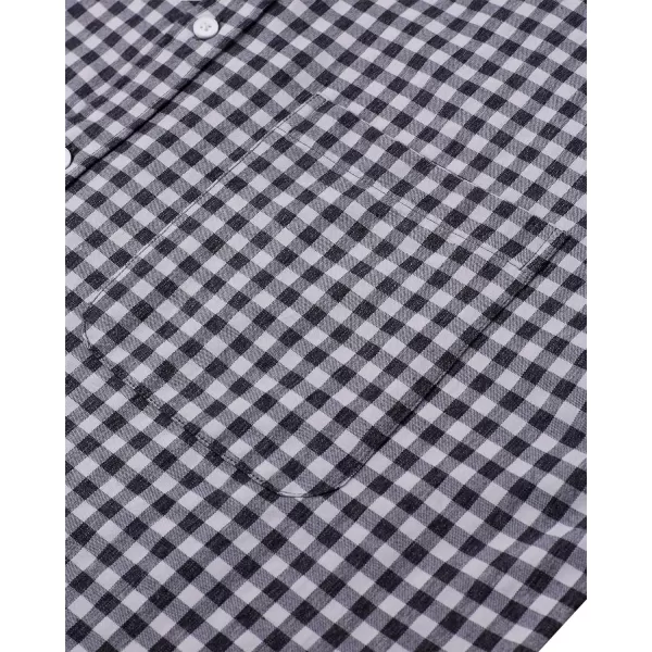 Alimens &amp; Gentle Mens Solid Oxford Shirt Long Sleeve Button Down Shirts with Pocket