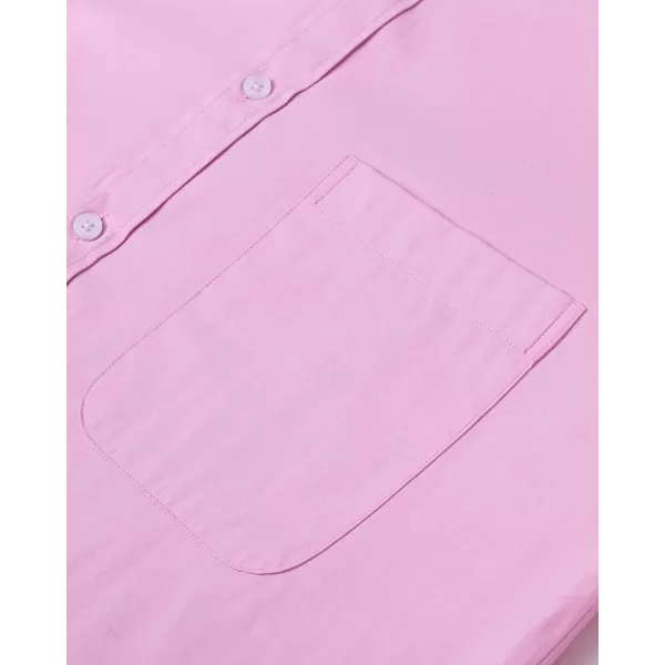 Alimens &amp; Gentle Mens Solid Oxford Shirt Long Sleeve Button Down Shirts with Pocket