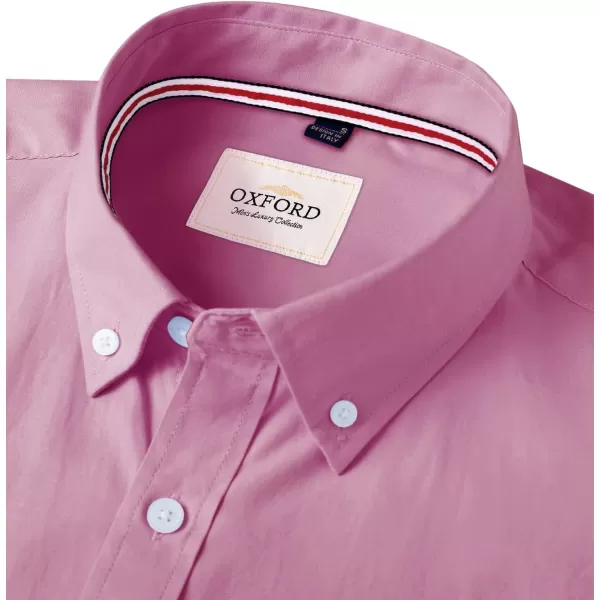 Alimens &amp; Gentle Mens Solid Oxford Shirt Long Sleeve Button Down Shirts with Pocket