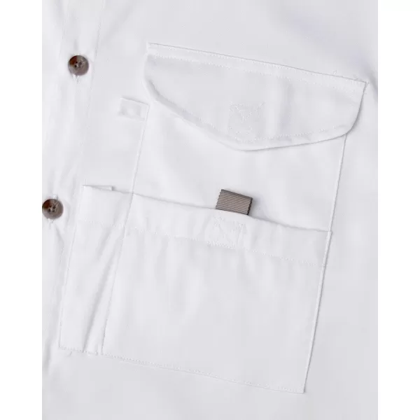 Alimens &amp; Gentle Short Sleeve Fishing Shirt Wicking Fabric Sun Protection Casual Button Down Shirts