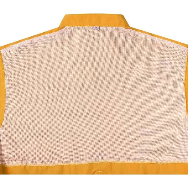 Alimens &amp; Gentle Short Sleeve Fishing Shirt Wicking Fabric Sun Protection Casual Button Down Shirts