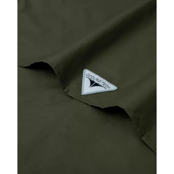Alimens &amp; Gentle Short Sleeve Fishing Shirt Wicking Fabric Sun Protection Casual Button Down Shirts