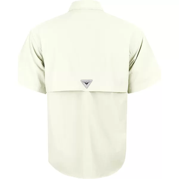 Alimens &amp; Gentle Short Sleeve Fishing Shirt Wicking Fabric Sun Protection Casual Button Down Shirts