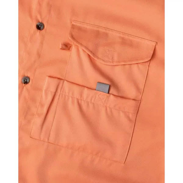 Alimens &amp; Gentle Short Sleeve Fishing Shirt Wicking Fabric Sun Protection Casual Button Down Shirts