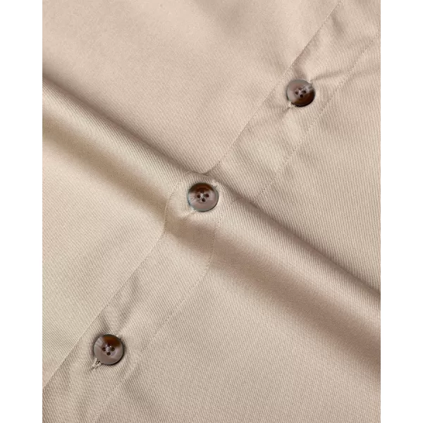 Alimens &amp; Gentle Short Sleeve Fishing Shirt Wicking Fabric Sun Protection Casual Button Down Shirts