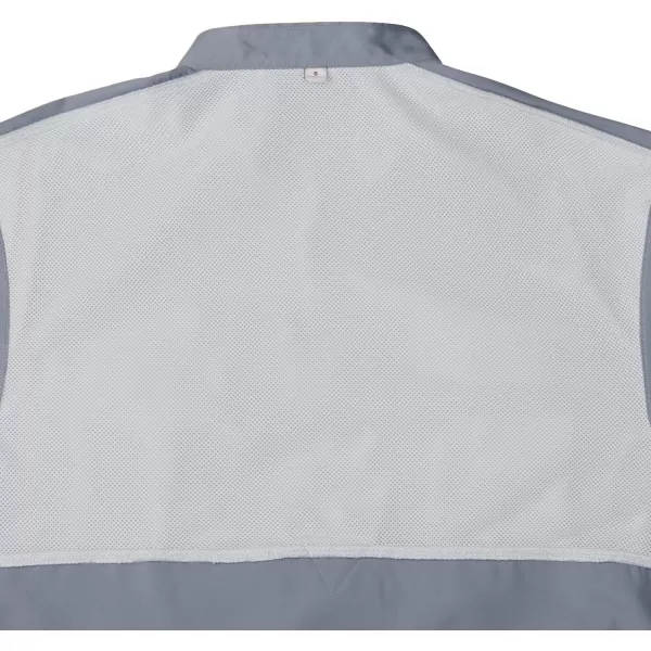 Alimens &amp; Gentle Short Sleeve Fishing Shirt Wicking Fabric Sun Protection Casual Button Down Shirts