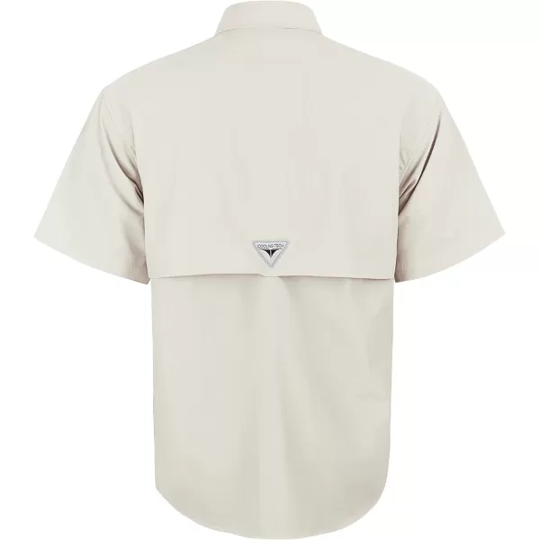 Alimens &amp; Gentle Short Sleeve Fishing Shirt Wicking Fabric Sun Protection Casual Button Down Shirts