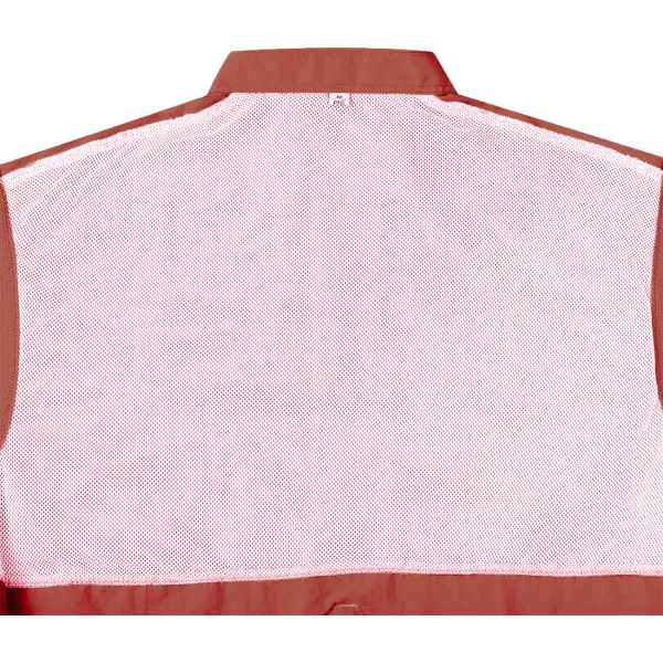 Alimens &amp; Gentle Short Sleeve Fishing Shirt Wicking Fabric Sun Protection Casual Button Down Shirts