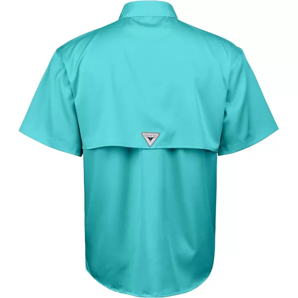 Alimens &amp; Gentle Short Sleeve Fishing Shirt Wicking Fabric Sun Protection Casual Button Down Shirts