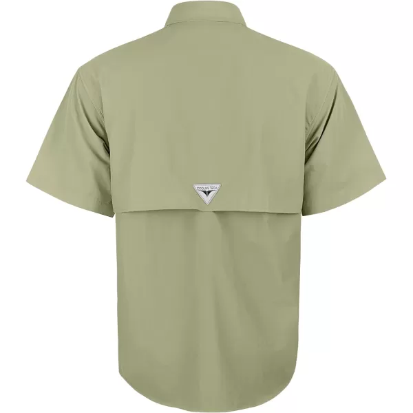 Alimens &amp; Gentle Short Sleeve Fishing Shirt Wicking Fabric Sun Protection Casual Button Down Shirts