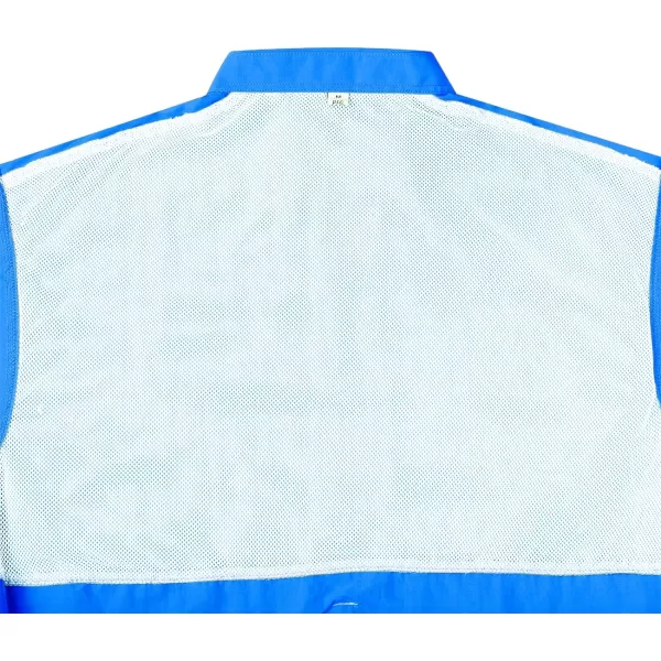 Alimens &amp; Gentle Short Sleeve Fishing Shirt Wicking Fabric Sun Protection Casual Button Down Shirts