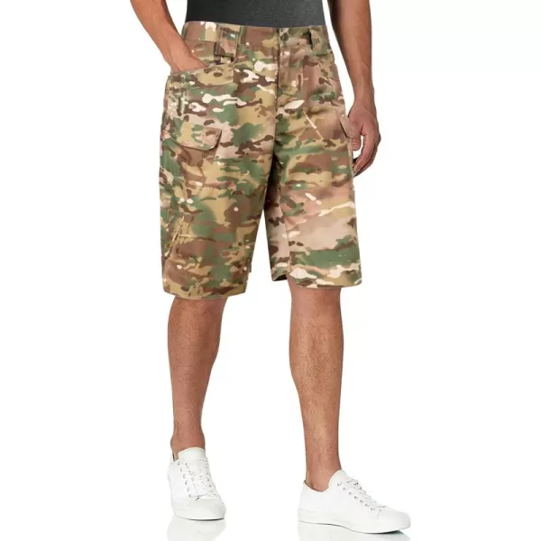 Alimens &amp; Gentle Men's Cargo Short Elastic Waist Multi-Pocket Outdoor Military Tactical Shorts