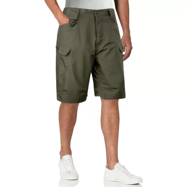 Alimens &amp; Gentle Men's Cargo Short Elastic Waist Multi-Pocket Outdoor Military Tactical Shorts