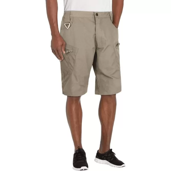 Alimens &amp; Gentle Men's Cargo Short Elastic Waist Multi-Pocket Outdoor Military Tactical Shorts