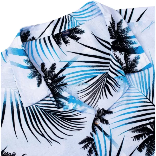 Alimens &amp; Gentle Cotton Regular Fit Short Sleeve Casual Hawaiian Shirt for Men
