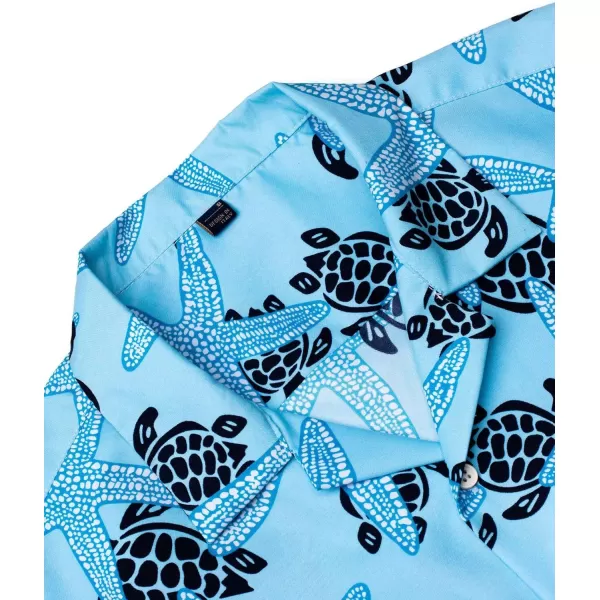 Alimens &amp; Gentle Cotton Regular Fit Short Sleeve Casual Hawaiian Shirt for Men