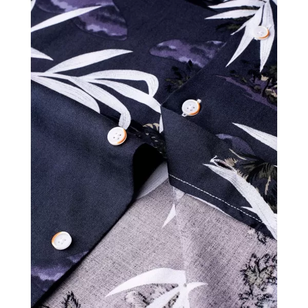 Alimens &amp; Gentle Cotton Regular Fit Short Sleeve Casual Hawaiian Shirt for Men