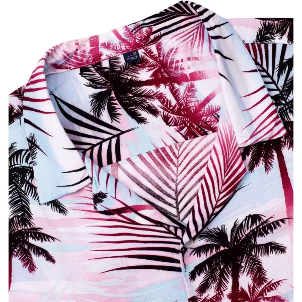 Alimens &amp; Gentle Cotton Regular Fit Short Sleeve Casual Hawaiian Shirt for Men