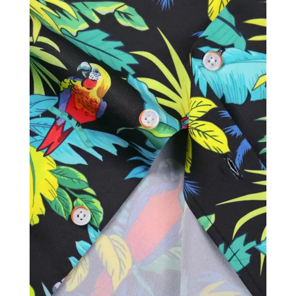 Alimens &amp; Gentle Cotton Regular Fit Short Sleeve Casual Hawaiian Shirt for Men