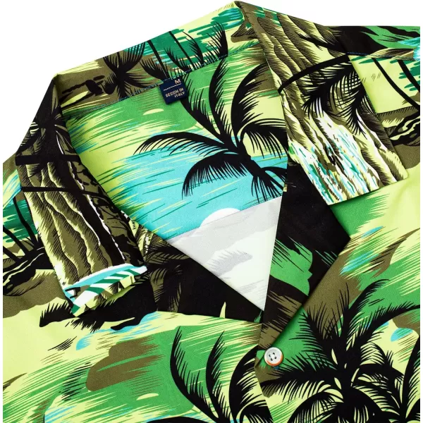 Alimens &amp; Gentle Cotton Regular Fit Short Sleeve Casual Hawaiian Shirt for Men