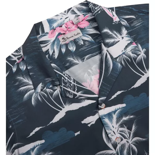 Alimens &amp; Gentle Cotton Regular Fit Short Sleeve Casual Hawaiian Shirt for Men