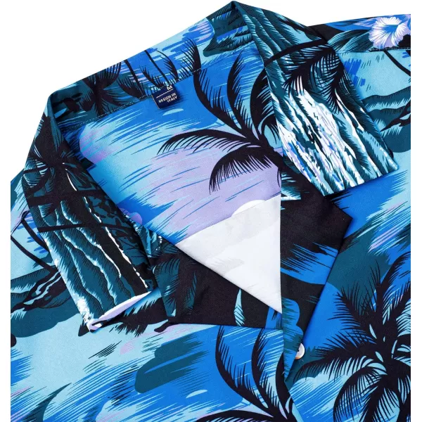 Alimens &amp; Gentle Cotton Regular Fit Short Sleeve Casual Hawaiian Shirt for Men