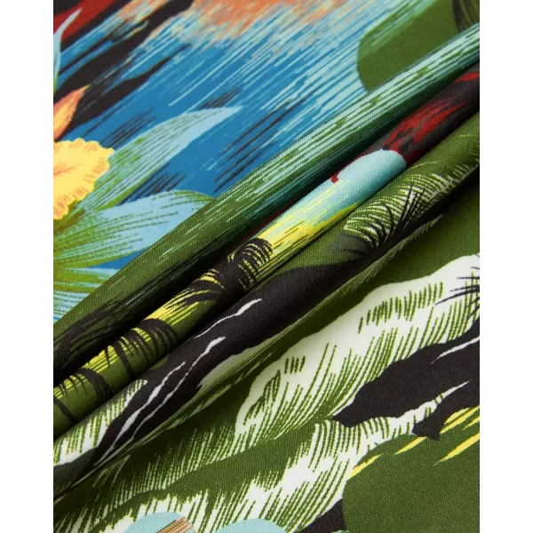 Alimens &amp; Gentle Cotton Regular Fit Short Sleeve Casual Hawaiian Shirt for Men