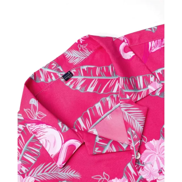 Alimens &amp; Gentle Cotton Regular Fit Short Sleeve Casual Hawaiian Shirt for Men