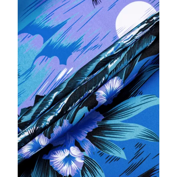 Alimens &amp; Gentle Cotton Regular Fit Short Sleeve Casual Hawaiian Shirt for Men