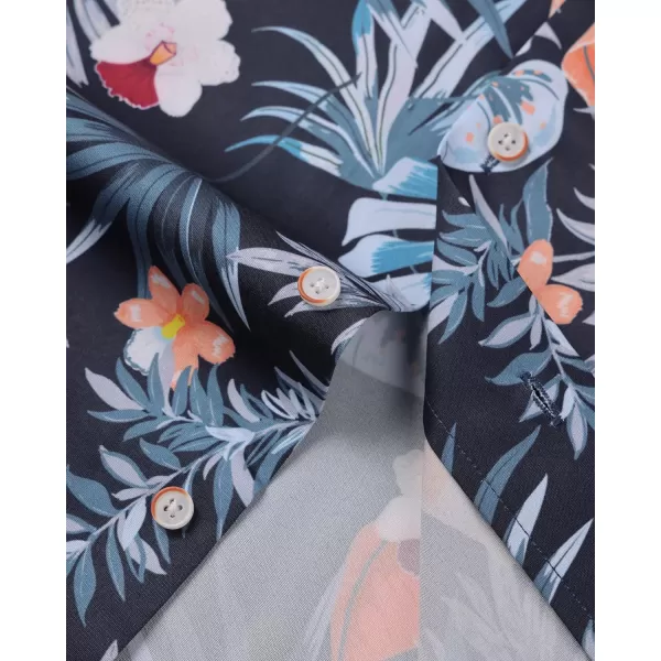 Alimens &amp; Gentle Cotton Regular Fit Short Sleeve Casual Hawaiian Shirt for Men