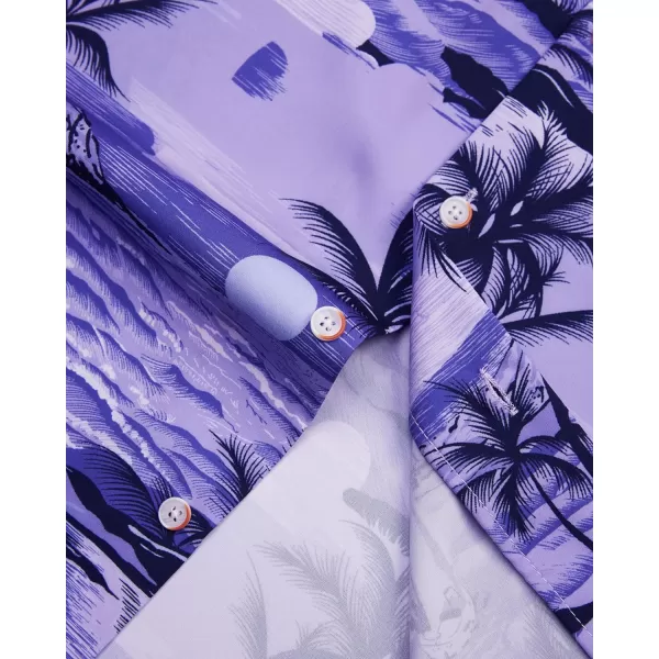 Alimens &amp; Gentle Cotton Regular Fit Short Sleeve Casual Hawaiian Shirt for Men