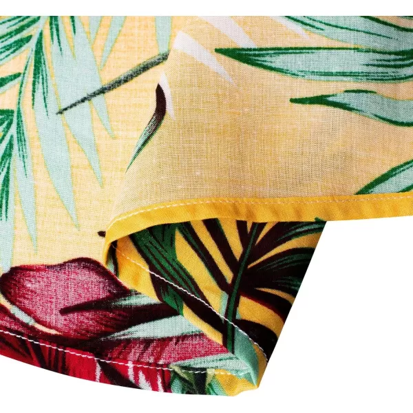 Alimens &amp; Gentle Cotton Regular Fit Short Sleeve Casual Hawaiian Shirt for Men