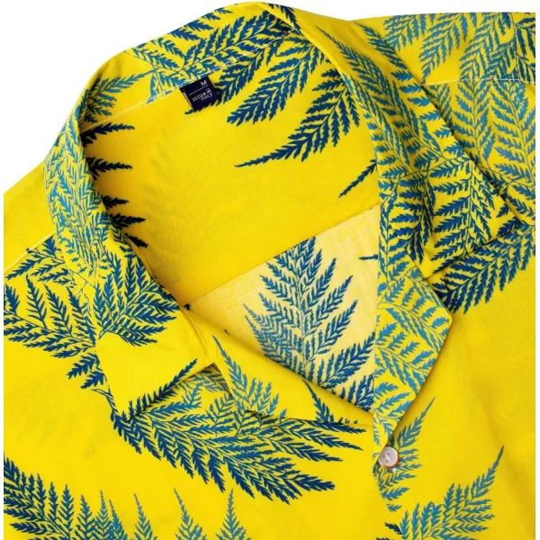 Alimens &amp; Gentle Cotton Regular Fit Short Sleeve Casual Hawaiian Shirt for Men