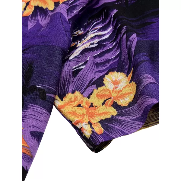 Alimens &amp; Gentle Cotton Regular Fit Short Sleeve Casual Hawaiian Shirt for Men