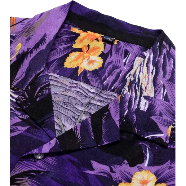 Alimens &amp; Gentle Cotton Regular Fit Short Sleeve Casual Hawaiian Shirt for Men